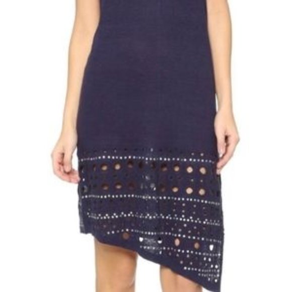 REBECCA MINKOFF Linen Studded Asymmetrical - Picture 2 of 8